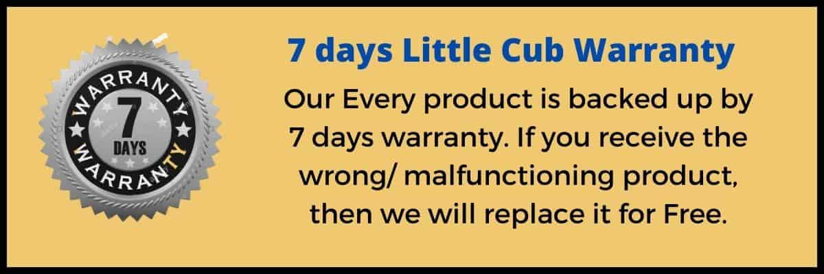 7 days warranty