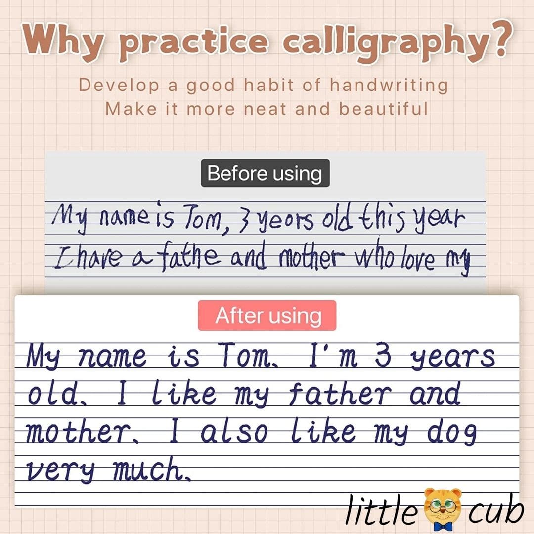 writing practice calligraphy