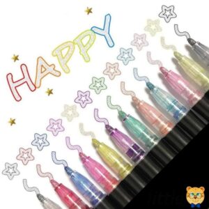 Little Cub Metallic Double Outline Markers for Children