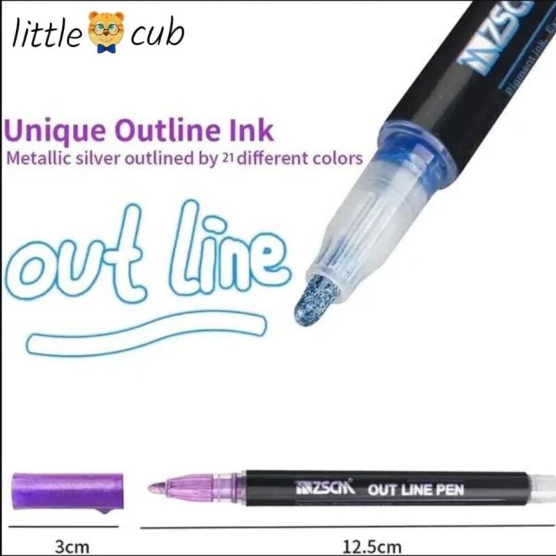 outline marker for doodling