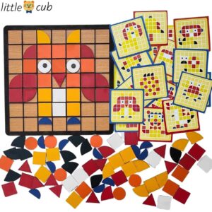 Wooden Brain Booster Blocks - Unlimited Combinations, Unlimited Fun