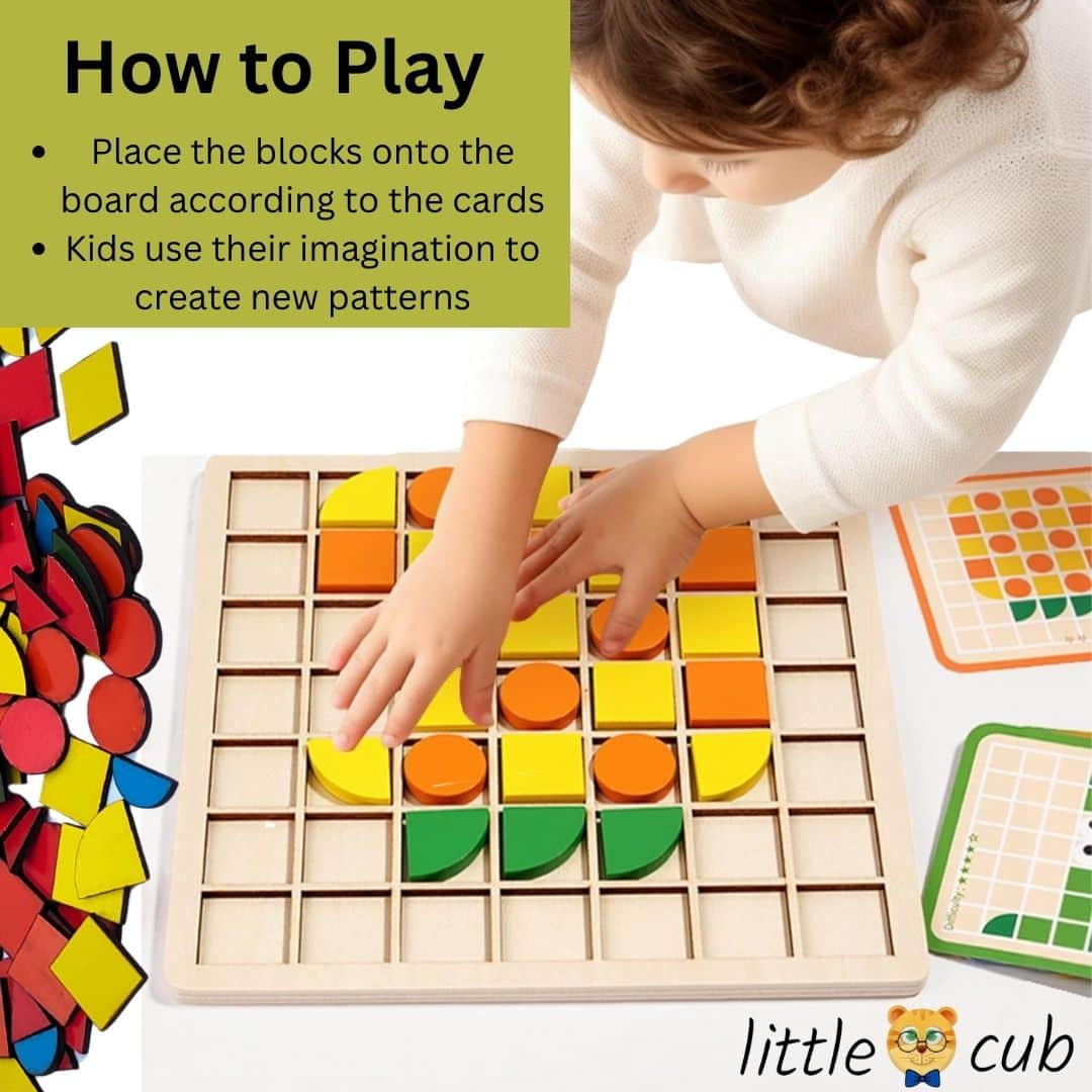 how to play for kids wooden puzzle
