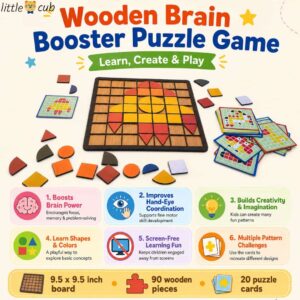 wooden brain booster puzzle game